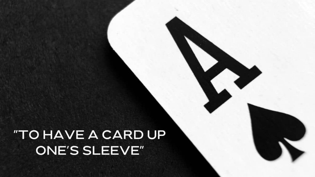 What are the poker sayings you use while playing?