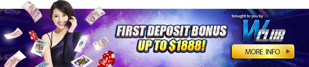 First Deposit Bonus $1888