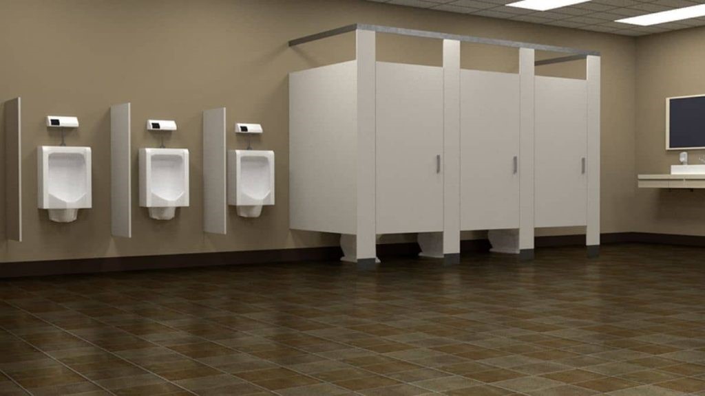 Why do the bathrooms are located deep in the casino?