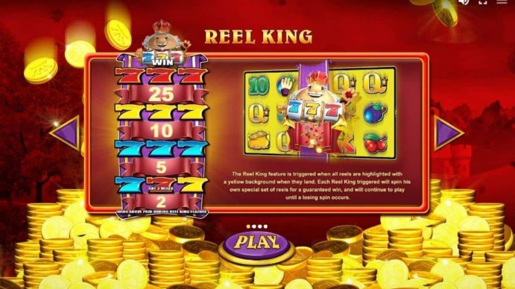 Where to play Reel King online slots for free?