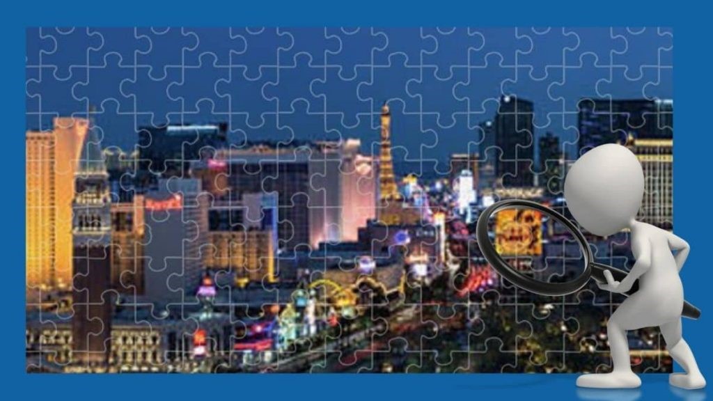 What are the popular gambling cities-themed puzzles?