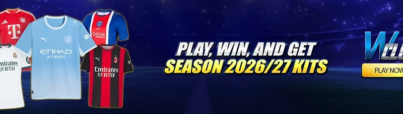Play, Win, and Get Season 2026/27 Kits on WClub!