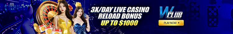 3x/Day Casino Reload Bonus up to $1,000