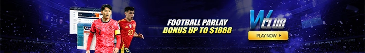 Football Parlay Bonus Up To $1888 at WClub!