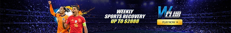Weekly Sports Recovery Bonus Up To $2888 at WClub!