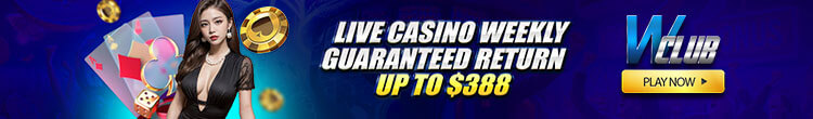 Live Casino Weekly Guaranteed Return Up To $388