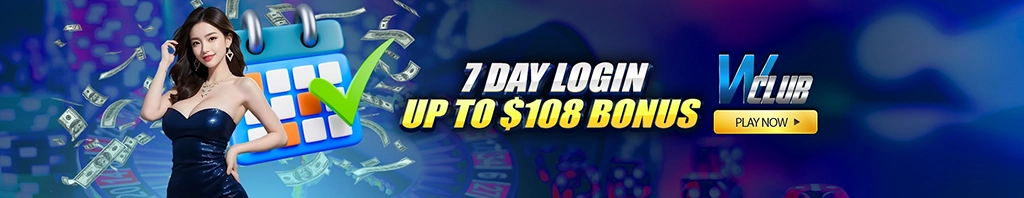 7 Day Login Up To $108 Bonus!