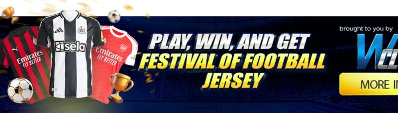 Play, Win, and Get Festival of Football Jersey!