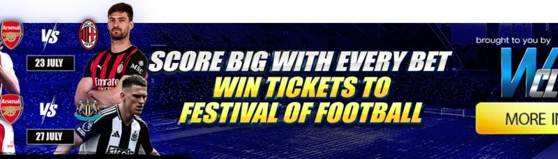 Score Big with Every Bet! Win Tickets to Festival of Football!