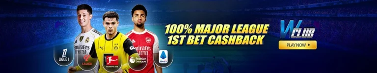 100% Major League 1st Bet Cashback!