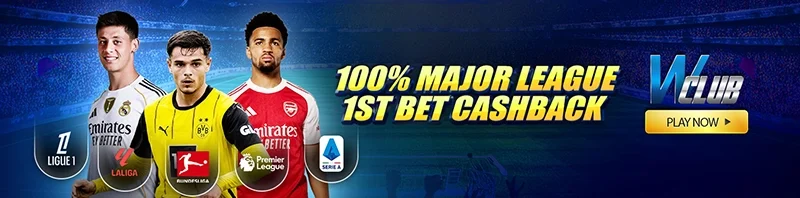 100% Major League 1st Bet Cashback!