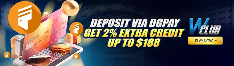 Deposit via DGPAY, Get 2% Extra Credit Up to $188!