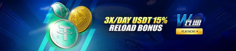 3X/Day USDT 15% Reload Bonus!