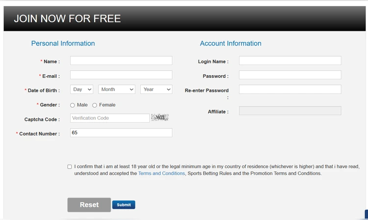 Wclub Registration Form
