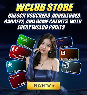 Wclub Store: Unlock Vouchers, Gadgets and Game Credit with Wclub Points!