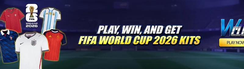 Play, Win, and Get FIFA World Cup 2026 Kits At WClub!