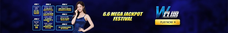 6.6 Mega Jackpot Festival at WClub!