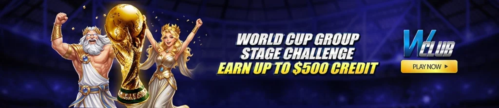 World Cup Group Stage Challenge: Earn Up to $500 Credit At WClub!