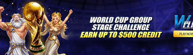 World Cup Group Stage Challenge: Earn Up to $500 Credit At WClub!