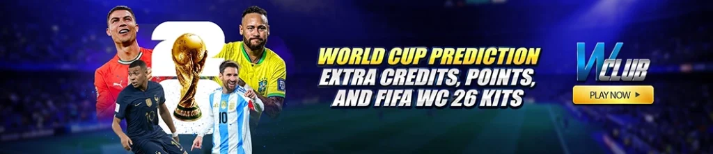 World Cup Prediction: Get Extra Credits, Points, and FIFA WC Kits at WClub!
