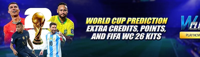World Cup Prediction: Get Extra Credits, Points, and FIFA WC Kits at WClub!