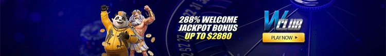 288% Welcome Jackpot Bonus Up To $2,880 At WClub!