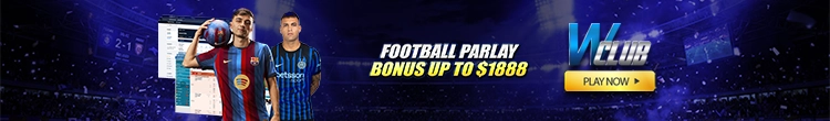 Football Parlay Bonus Up To $1888 on WClub!