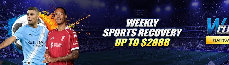Weekly Sports Recovery Bonus Up To $2888 on WClub!