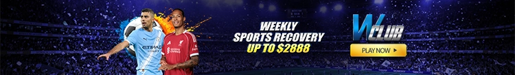 Weekly Sports Recovery Bonus Up To $2888 on WClub!