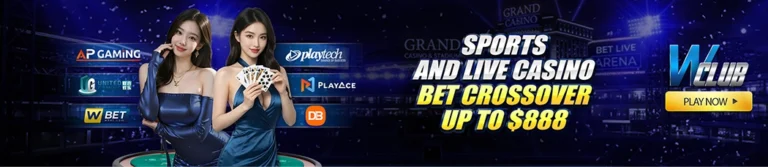 Sports and Live Casino Bet Crossover Up To $888 At WClub!