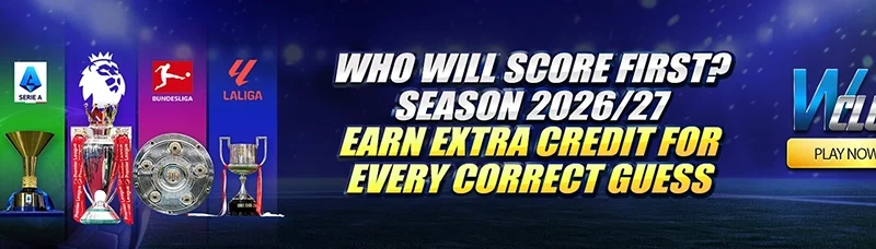 Who Will Score First? Season 2026/27: Earn Extra Credit for Every Correct Guess on WClub!