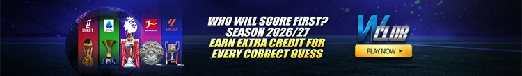Who Will Score First? Season 2026/27: Earn Extra Credit for Every Correct Guess on WClub!