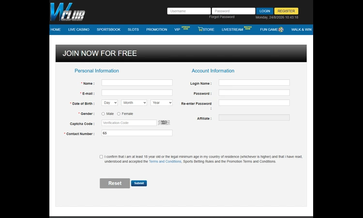 Registration Form