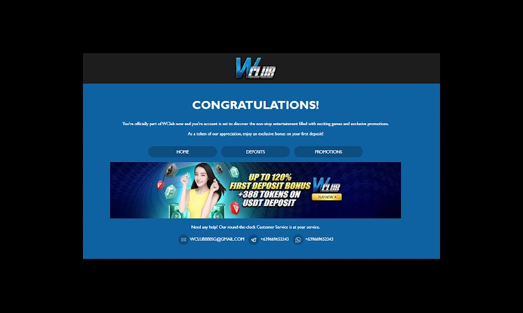 Succesfiil registration form