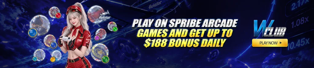 Play on Spribe Arcade Games and Get Up to $188 Bonus Daily on WClub!