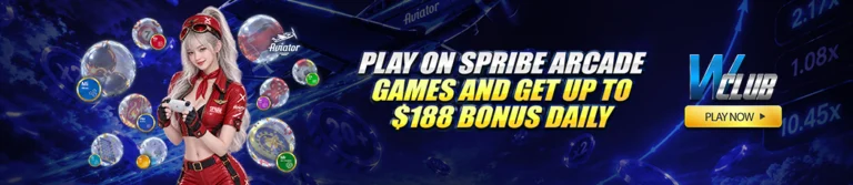 Play on Spribe Arcade Games and Get Up to $188 Bonus Daily on WClub!