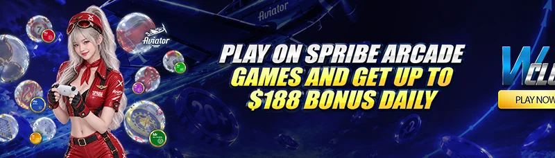 Play on Spribe Arcade Games and Get Up to $188 Bonus Daily on WClub!