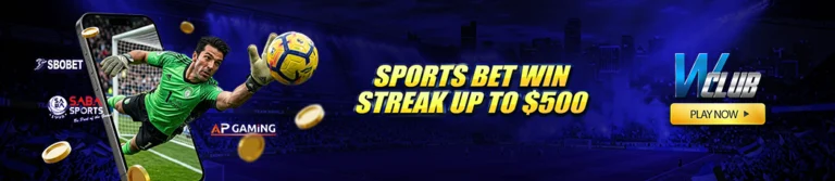 Sports Bet Win Streak Up To $500 on WClub!