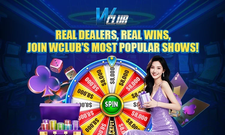 Wclub live casino gameshows